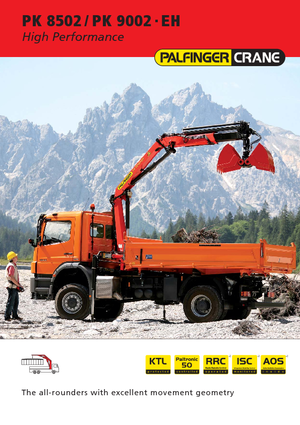 Hydraulische laadkranen Palfinger PK 8502