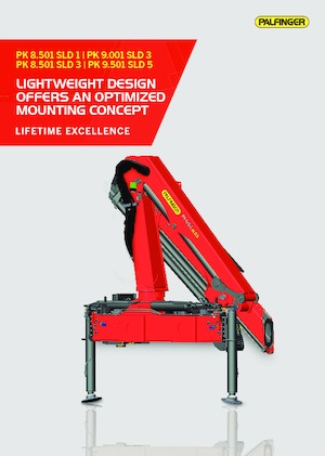 Hydraulische laadkranen Palfinger PK 9.001 SLD 3 B