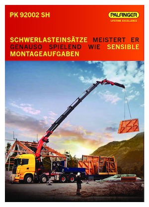 Hydraulische laadkranen Palfinger PK 92002 SH F