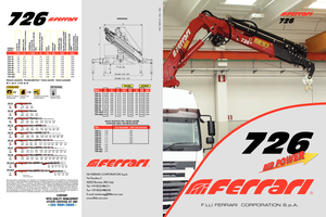 Hydraulische laadkranen Ferrari® SC 726R A4 