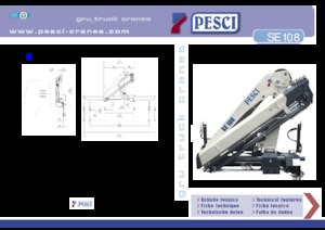 Hydraulische laadkranen Pesci SE 108
