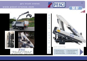 Hydraulische laadkranen Pesci SE 37