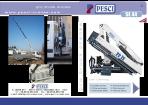 Hydraulische laadkranen Pesci SE 44