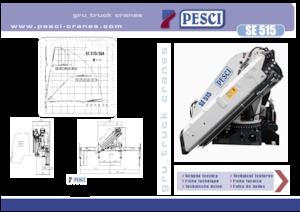 Hydraulische laadkranen Pesci SE 515