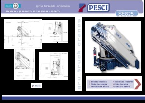 Hydraulische laadkranen Pesci SE 825