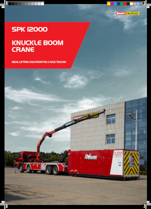 Hydraulische laadkranen Sany SPK 12000 C