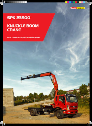 Hydraulische laadkranen Sany SPK 23500 A 