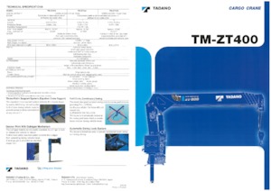Hydraulische laadkranen Tadano TM-ZT404