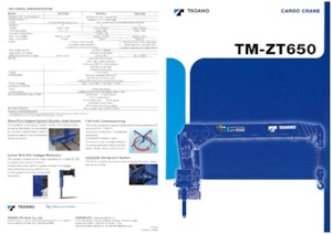 Hydraulische laadkranen Tadano TM-ZT655
