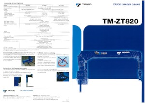 Hydraulische laadkranen Tadano TM-ZT825
