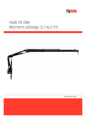 Hydraulische laadkranen Hiab XS 044 D-4 CLX