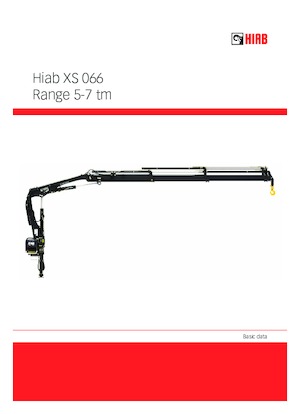 Hydraulische laadkranen Hiab XS 066 B-2 CL