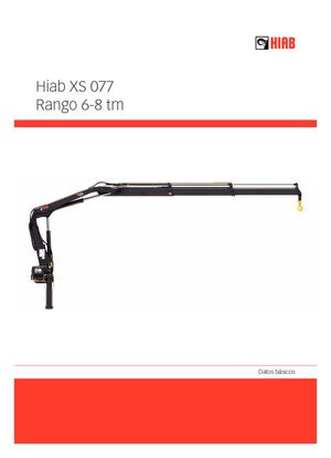 Hydraulische laadkranen Hiab XS 077 B-2 HIDUO