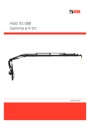 Hydraulische laadkranen Hiab XS 088 B-2 DUO