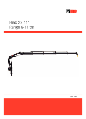 Hydraulische laadkranen Hiab XS 111 B-3 HIDUO