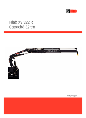 Kranen met rolladers Hiab XS 322 EP-4 HIPRO CD