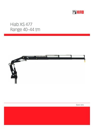 Hydraulische laadkranen Hiab XS 477 E-8 HIDUO