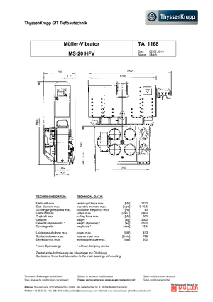 Trilhamers Müller MS 20 HFV