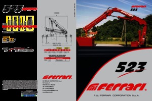 Hydraulische laadkranen Ferrari® 523 A 1