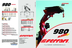 Hydraulische laadkranen Ferrari® 980 A6 J6 