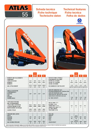 Hydraulische laadkranen Atlas AK 55.1