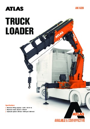 Hydraulische laadkranen Atlas AK 620.3E A9 