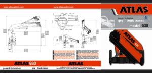 Hydraulische laadkranen Atlas AK 630.6