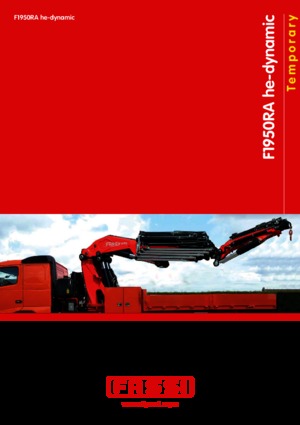 Hydraulische laadkranen Fassi F 1950 RAL 2.28 he-dynamic