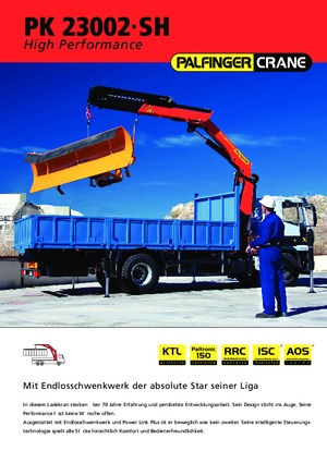 Hydraulische laadkranen Palfinger PK 23002 SH B