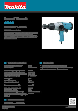 Slagmoeraanzetters & moersleutels Makita 6906 