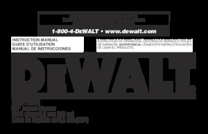 Slagmoeraanzetters & moersleutels DEWALT DWMT70775