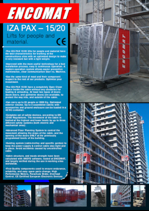 Industriele takel Encomat IZA PAX 15