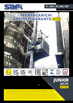 Industriele takel Safi JUNIOR MP/PC ATEX