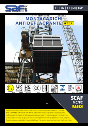 Industriele takel Safi SCAF MC/PC ATEX