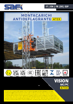 Industriele takel Safi VISION MC/PC 5000 ATEX