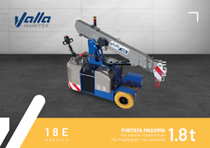 Industriële mobiele kranen Valla 18 E