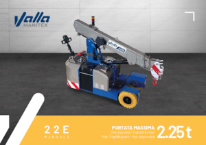Industriële mobiele kranen Valla 22 E