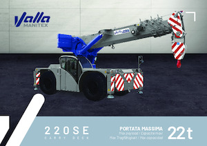 Industriële mobiele kranen Valla 220 SE