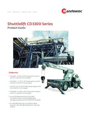 Industriële mobiele kranen Shuttlelift 3340 B