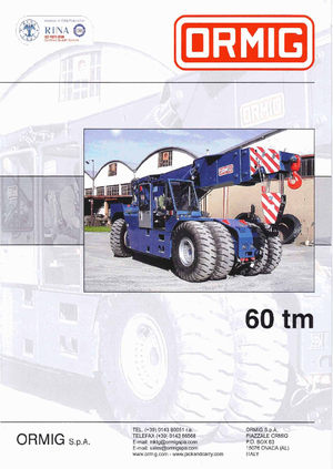 Industriële mobiele kranen ORMIG 60 tm