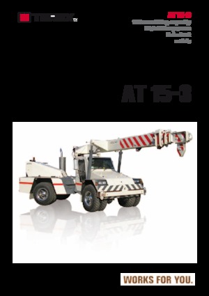 Industriële mobiele kranen Franna AT 15-3