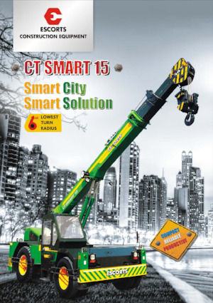 Industriële mobiele kranen Escorts CT-Smart 15