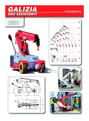 Industriële mobiele kranen Galizia G 20 E