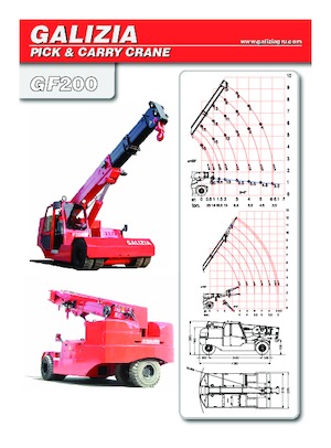 Industriële mobiele kranen Galizia GF 200