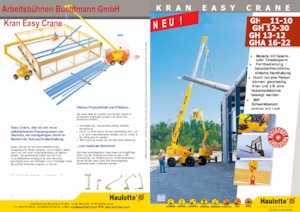 Industriële mobiele kranen Haulotte GH 12-30