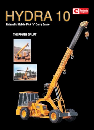 Industriële mobiele kranen Escorts Hydra 10