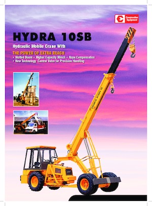 Industriële mobiele kranen Escorts Hydra 10 SB