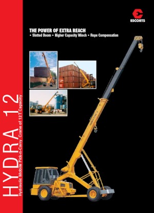 Industriële mobiele kranen Escorts Hydra 12 SB