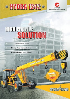 Industriële mobiele kranen Escorts Hydra 1242