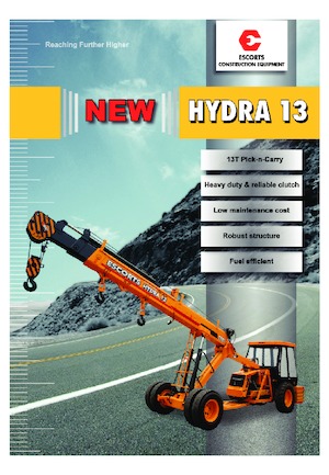 Industriële mobiele kranen Escorts Hydra 13